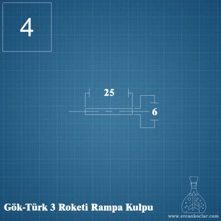 Göktürk-3 Model Rocket – Handmade Prototype, Experimental Space Project | Buy Now gok-turk-3-roketi-rampa-kulpu