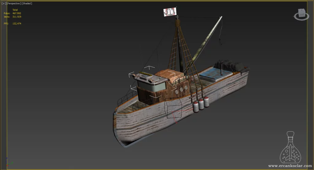 Balıkçı Teknesi 3D | Buy Now balikci-teknesi