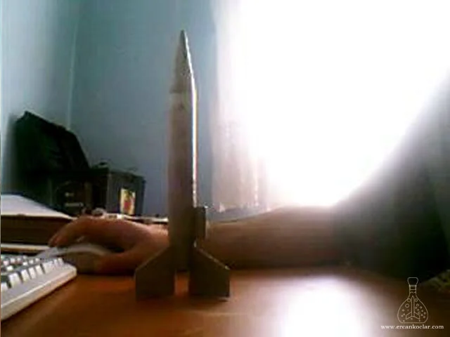 Göktürk-3 Model Rocket – Handmade Prototype, Experimental Space Project | Buy Now Gök-Türk 3 Model Rocket (Unpainted)