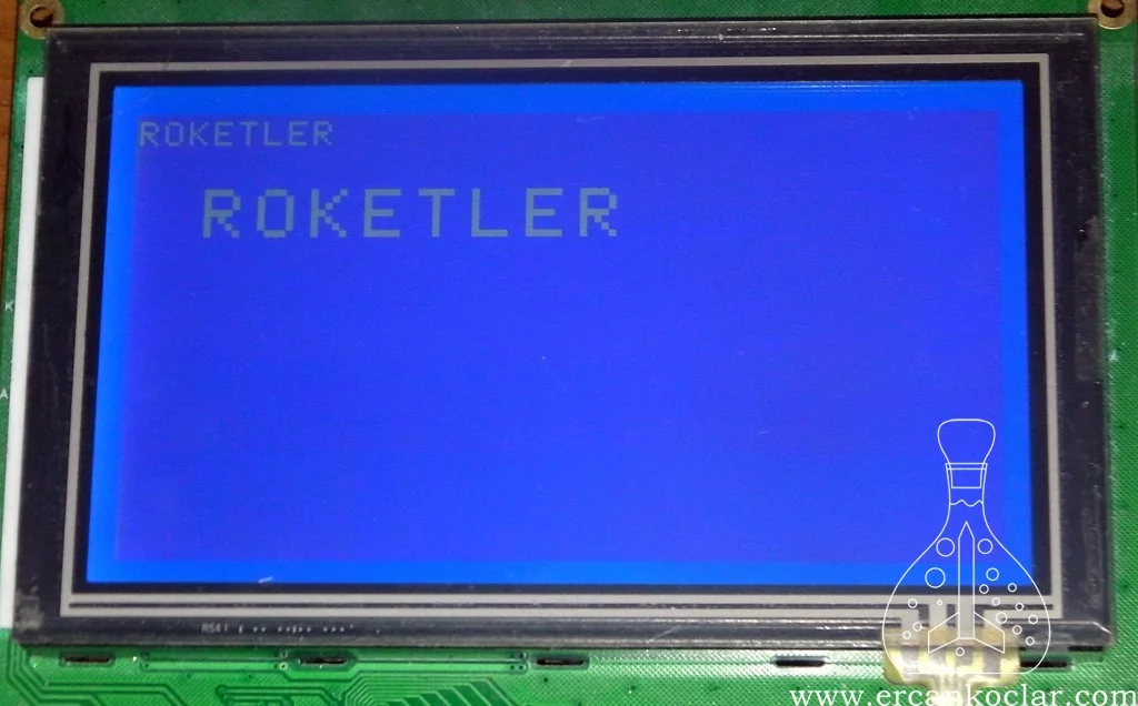 SAP1024B Ekran Kütüphanesi ile MikroC GLCD Uygulamaları | Buy Now SAP1024_LCD_GELISMIS_YAZI fonksiyonu örnek uygulama