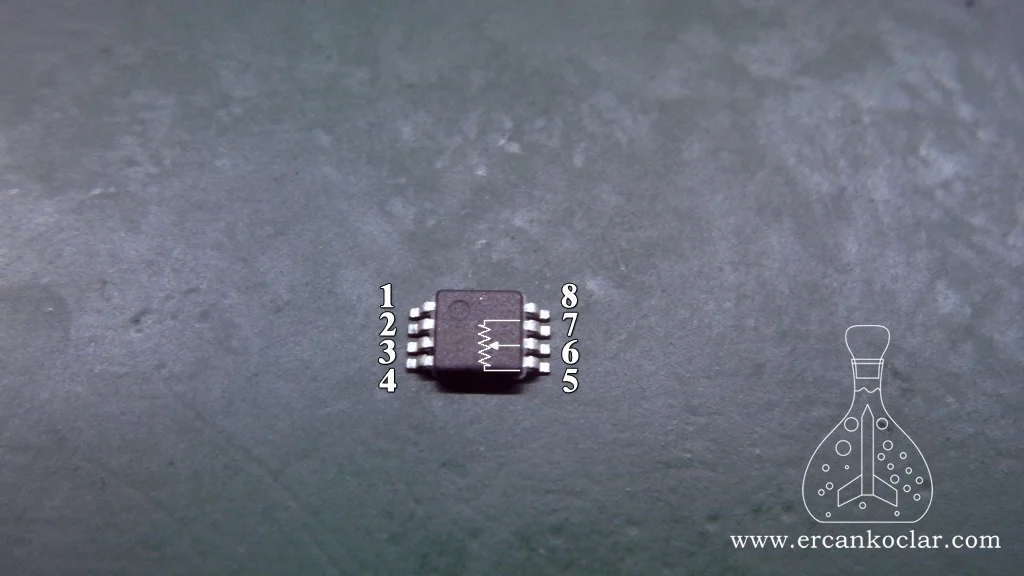 MCP4561 Dijital Direnç Kütüphanesi - MikroC | Buy Now MCP4561-Pinler