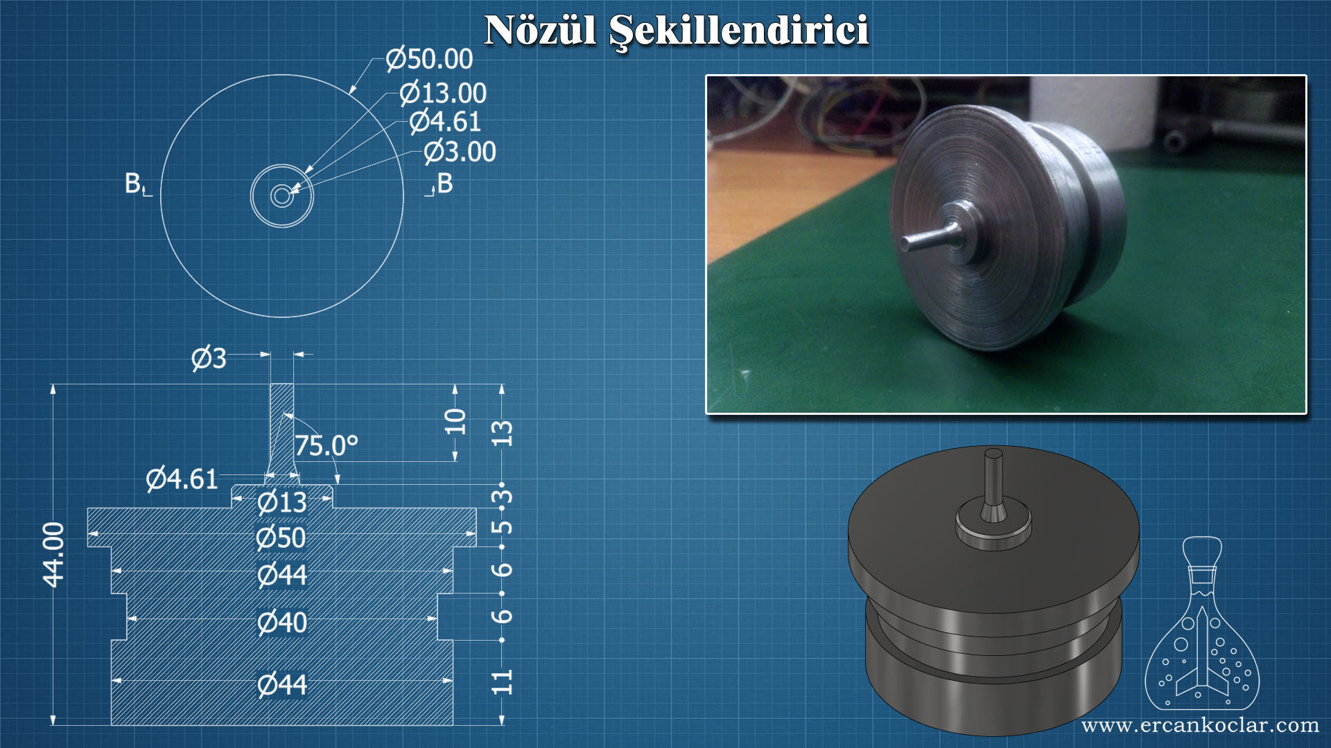 Roket Bilimini Öğreniyorum #4 – Roket Motoru Kalıbının Yapılması roket motoru nozul sekillendirici 1 roket-motoru-nozul-sekillendirici-1
