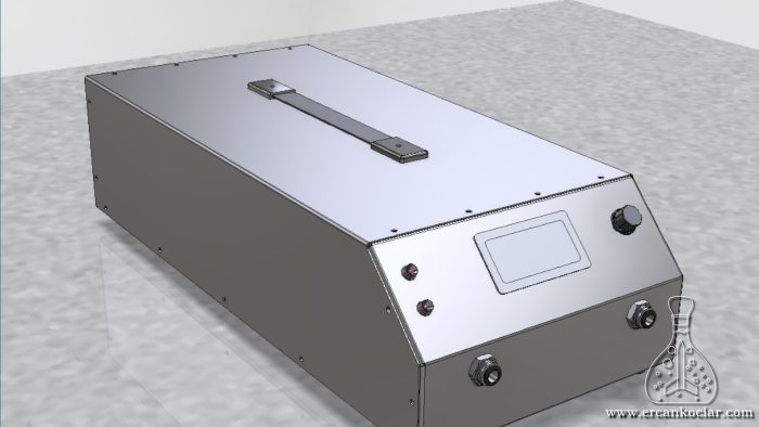 Ozon üreteci perspektif görüntüsü görülmektedir, generator